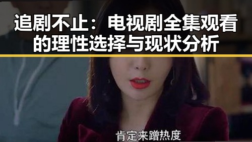 追剧不止:电视剧全集观看的理性选择与现状分析